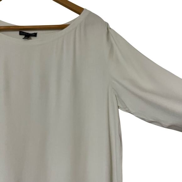 Eileen Fisher Womens Silk Long Sleeve Tunic Dress Size Medium - Picture 7 of 13